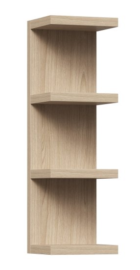 Полка настенная Шведский стандарт Фора 100Е 30x26.7 см со скрытым креплением ДСП цвет дуб сонома