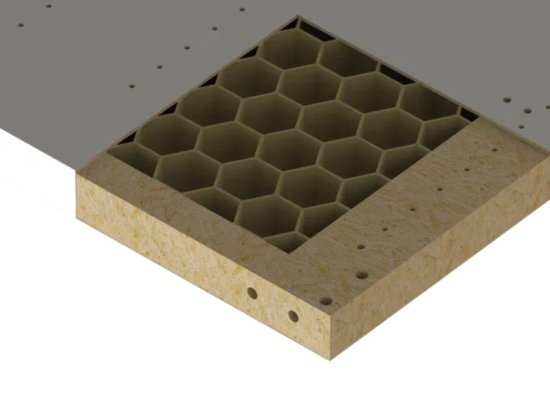 Полка настенная Шведский стандарт Фора 100Е 30x26.7 см со скрытым креплением ДСП цвет дуб сонома