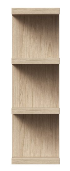 Полка настенная Шведский стандарт Фора 100Е 30x26.7 см со скрытым креплением ДСП цвет дуб беленый