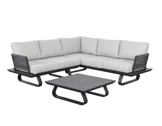 Набор садовой мебели BEGINIA Bering алюминий серый