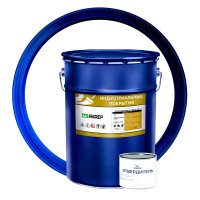 Краска эпоксидная для бетонных полов Мицар Акрэп-Б10 двухкомпонентная белая 20 кг+0,4 кг