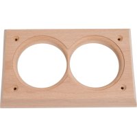 Двухместная накладка под розетку Мезонинъ ВМ