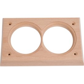 Двухместная накладка под розетку Мезонинъ ВМ