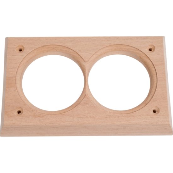 Двухместная накладка под розетку Мезонинъ ВМ