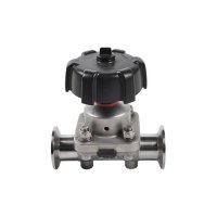 Мембранный клапан TITAN LOCK нерж.316 типа clamp-clamp, DN25 Din