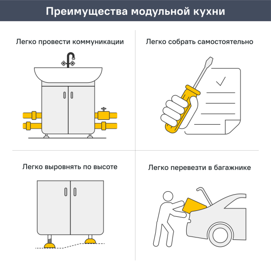 Фасад для кухонного ящика Нарбус 59.7x7.3 см Konsensa цвет серый