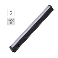 Светильник линейный светодиодный Эра LLED-01-04W-4000-B 465 мм 4 Вт нейтральный белый свет