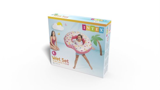 Круг для плавания Intex Пончик ø94 см