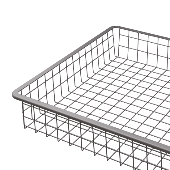 Корзина проволочная Лион 54.2x51.1x8.5 см цвет серый