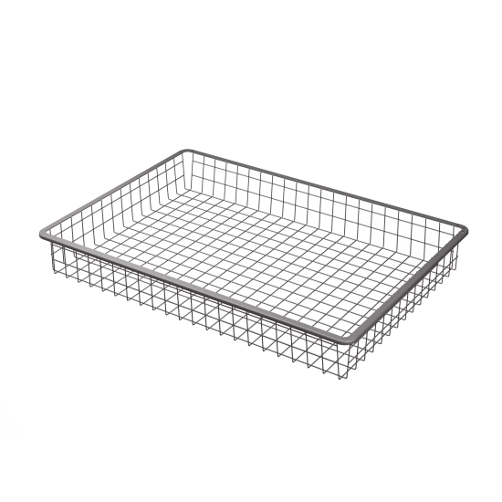 Корзина проволочная Лион 74.2x51.1x8.5 см цвет серый
