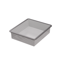 Корзина мелкосетчатая Лион 34.2x38.3x8.5 см цвет серый