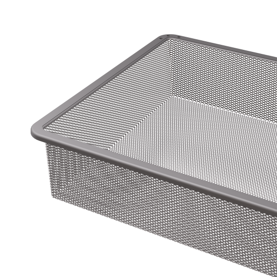 Корзина мелкосетчатая Лион 34.2x38.3x8.5 см цвет серый