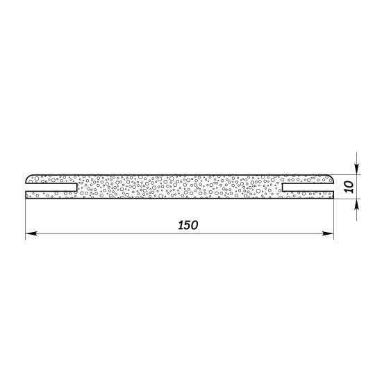 Добор дверной коробки Сиена телескопический 2150x150x10 мм ПЭТ цвет белый