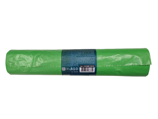 Мешки для мусора Био 32 мкм 180 л цвет зеленый 10 шт.