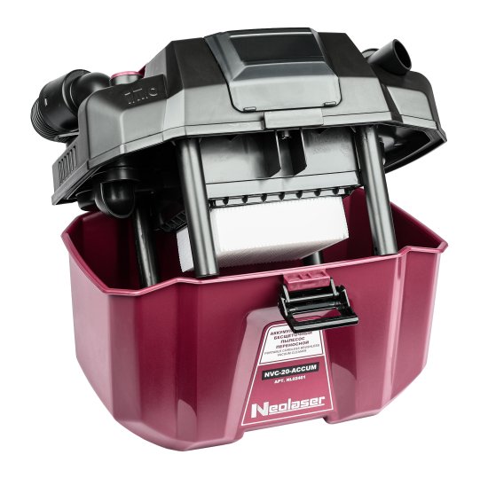 Пылесос портативный аккумуляторный Neolaser NVC-20-ACCUM, 20 В Li-Ion без АКБ и ЗУ, 9 л