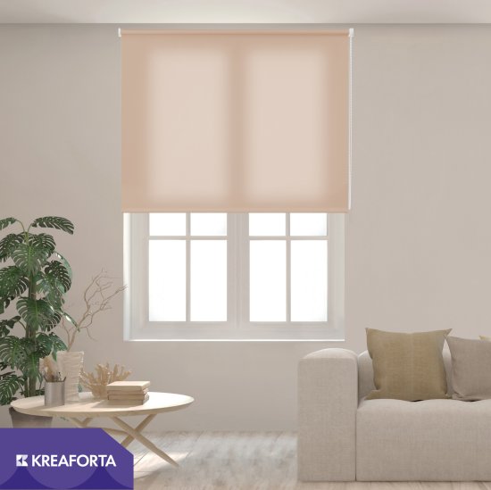 Штора рулонная KREAFORTA Angara 180x175 см цвет розовый
