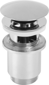 Выпуск для раковины MONLID 40 мм клик-клак с переливом хром