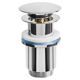 Выпуск для раковины MONLID 40 мм клик-клак с переливом хром