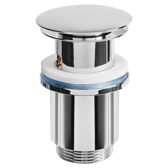 Выпуск для раковины MONLID 40 мм клик-клак с переливом хром