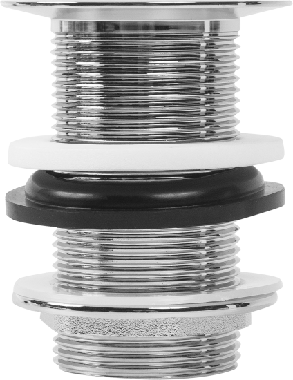 Выпуск для раковины MONLID 40 мм решетка без перелива хром