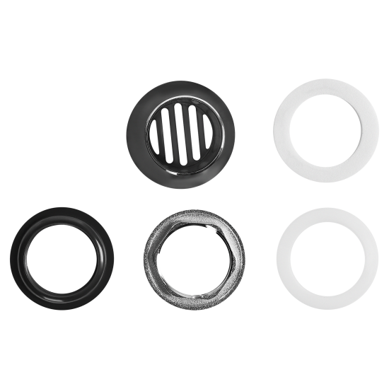 Выпуск для раковины MONLID 40 мм решетка без перелива хром