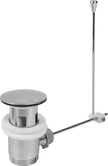 Выпуск для раковины MONLID 40 мм рычаг с переливом хром