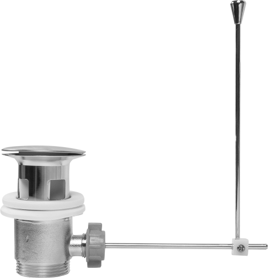 Выпуск для раковины MONLID 40 мм рычаг с переливом хром