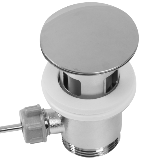 Выпуск для раковины MONLID 40 мм рычаг с переливом хром