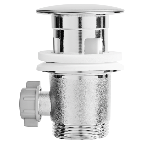 Выпуск для раковины MONLID 40 мм рычаг с переливом хром