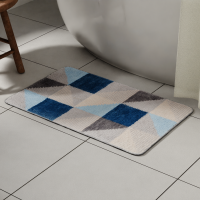 Коврик для ванной Fixsen Visa 50x80 см цвет серо-голубой