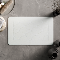 Коврик для ванной Fixsen Link 50x80 см цвет белый