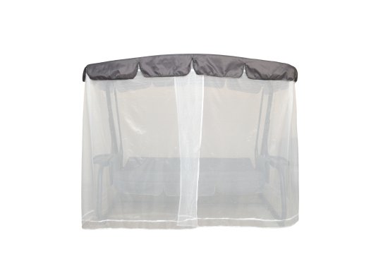 Качели садовые Nateria Ривьера 3-х местные 280 кг цвет серый