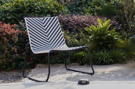 Стул садовый BEGINIA Nero 66.3x71x75 см сталь разноцветный