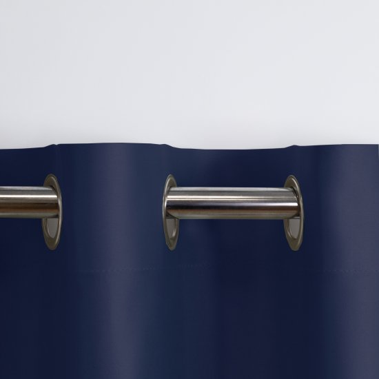 Штора на люверсах димаут 200x280 см цвет синий