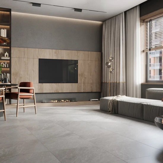 Керамогранит Gracia Ceramica Abremo серый 600х600х10 мм (4 шт.=1,44 кв.м)