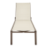 Шезлонг Aquila 200x65x102 см алюминий/текстилен коричневый