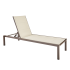 Шезлонг Aquila 200x65x102 см алюминий/текстилен коричневый