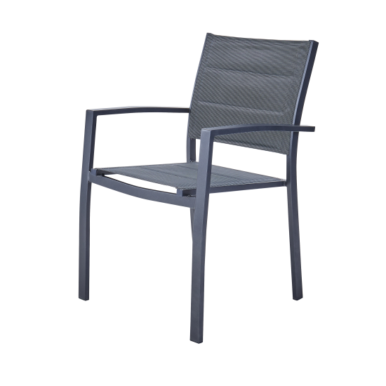 Кресло садовое Orion Beta II 56x57x86 см алюминий серый