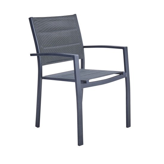 Кресло садовое Orion Beta II 56x57x86 см алюминий серый