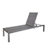 Шезлонг Aquila 200x65x102 см алюминий/текстилен серый