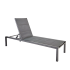 Шезлонг Aquila 200x65x102 см алюминий/текстилен серый
