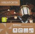 Светильник уличный подвесной KREAFORTA Whillans 60 Вт IP44 цвет черный