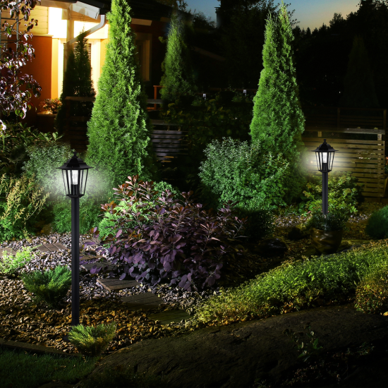 Светильник уличный напольный KREAFORTA Whillans 100 см цвет черный