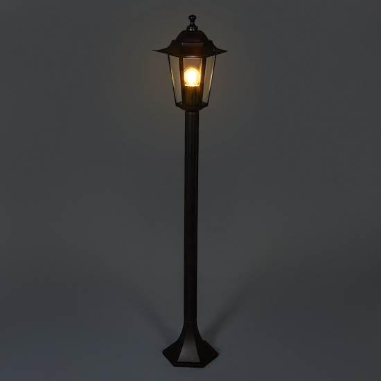 Светильник уличный напольный KREAFORTA Whillans 100 см цвет черный
