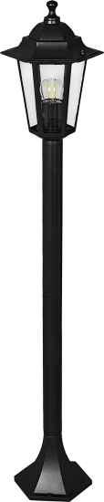 Светильник уличный напольный KREAFORTA Whillans 100 см цвет черный