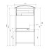 Мангал Grillux Стандарт 3 мм 210x114x71 см