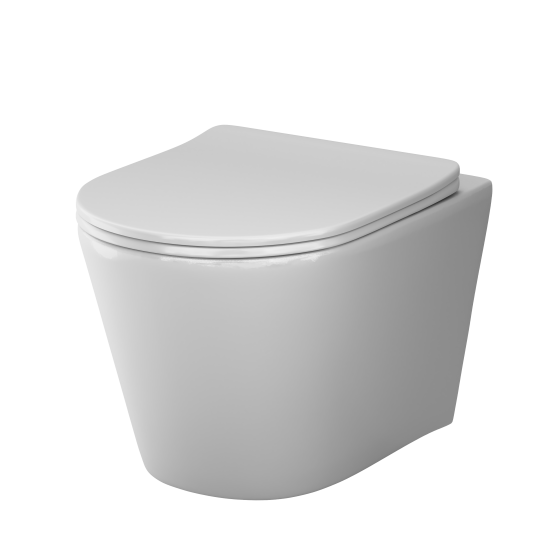 Унитаз подвесной AM.PM Flash Tornado безободковый с сиденьем