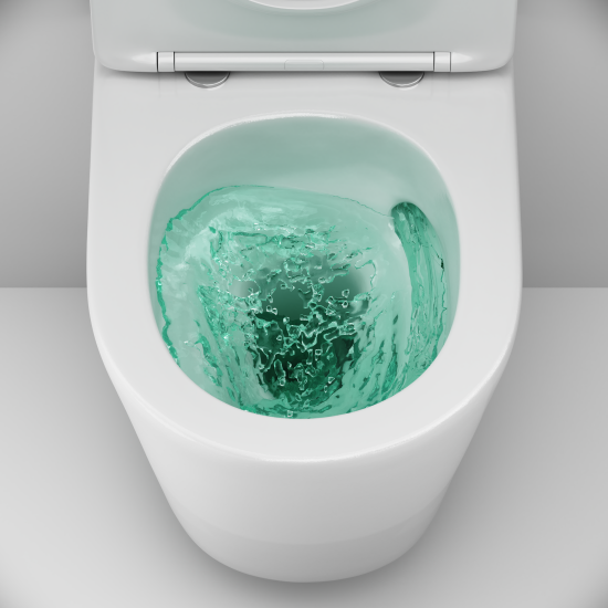 Унитаз подвесной AM.PM Flash Tornado безободковый с сиденьем