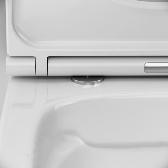 Комплект инсталляция с унитазом AM.PM Jump IS12LM0351.721700 безободковый с микролифтом клавиша цвет хром