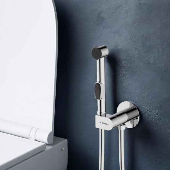 Гигиенический душ Esko Marburg со смесителем цвет хром